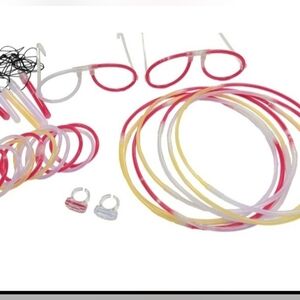 Americana Colorful Glow Stick Party Set qty 100 NWT